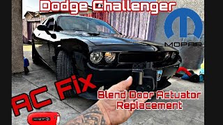 Dodge Challenger AC Blend Door Actuator Fix
