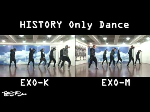 EXO K EXO M   History Dance practice