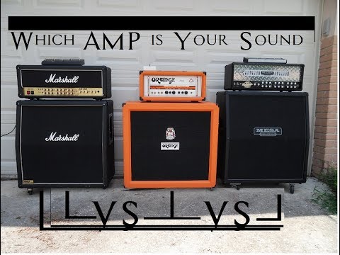 (Guitar Stack Shoot Out)-(Marshall VS Orange VS Mesa)