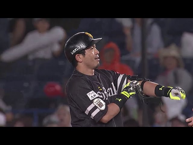 【7回表】甘い球を逃さない!! ホークス・松田宣の勝ち越しタイムリー!! 2018/8/7 M-H