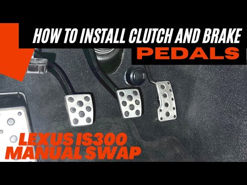 Lexus IS300 Manual Swap Clutch Pedal Install