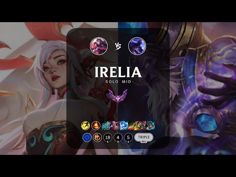 Irelia Mid vs Ryze - EUW Master Patch 13.5