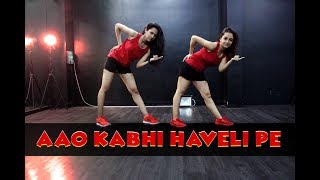 Aao Kabhi Haveli Pe Dance Cover | Stree | Kriti Sanon | Badshah | Mohit Jain&#39;s Dance Institute MJDi