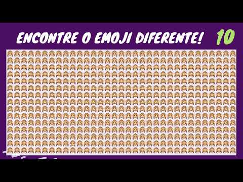 ENCONTRE O EMOJI DIFERENTE #8 ALTA DIFICULDADE