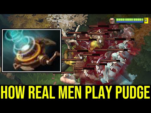 how real man play pudge!! - WTF 200IQ Jungle with forgotten Build!!