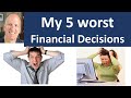 My 5 Worst Retirement Planning Decisions -- what can you do differently