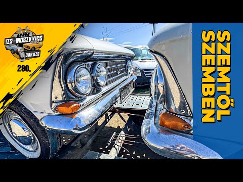 Garázs videó 280. -  Moszkvics 408 a tréleren