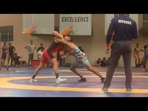 61Kg Final. Udit(hr) v/s Aakash sscb U23 asian wrestling championship Trail.2022.
