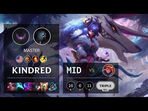 Kindred Mid vs Zoe - NA Master Patch 12.5
