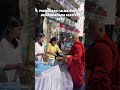 Alms round by Buddhist monks at Bengaluru  #bengaluru #buddhist #shorts
