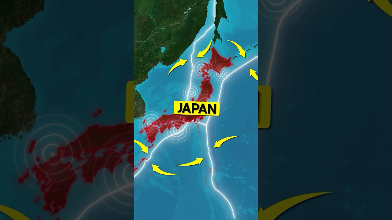 Why do Earthquakes Hate Japan? #japan #earthquake #geography