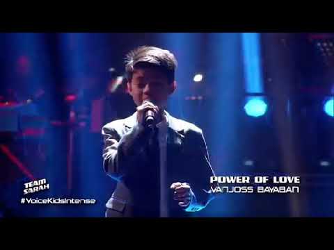 Vanjoss Bayaban - Power Of Love | The Voice Kids philippines Season 4 Top 3 Team Sarah