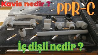 #ppr #pprc Temiz su tesisat malzemesi Ppr -c nedir hangi parça ne için