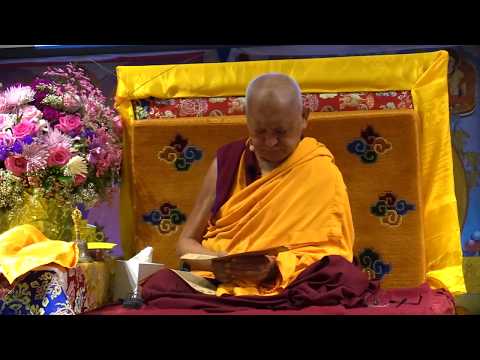 20170823 1930 LZR LOP KC, USA - Refuge and holy objects - short Medicine Buddha puja
