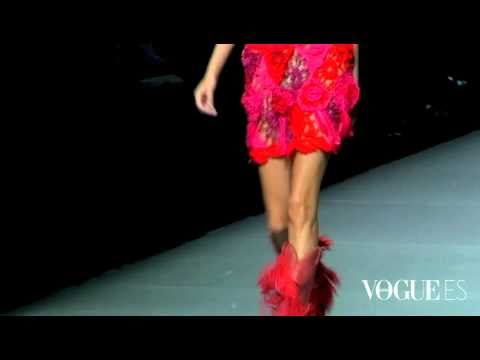 Francis Montesinos. Desfile de la colección PV 2011 Cibeles Madrid Fashion Week