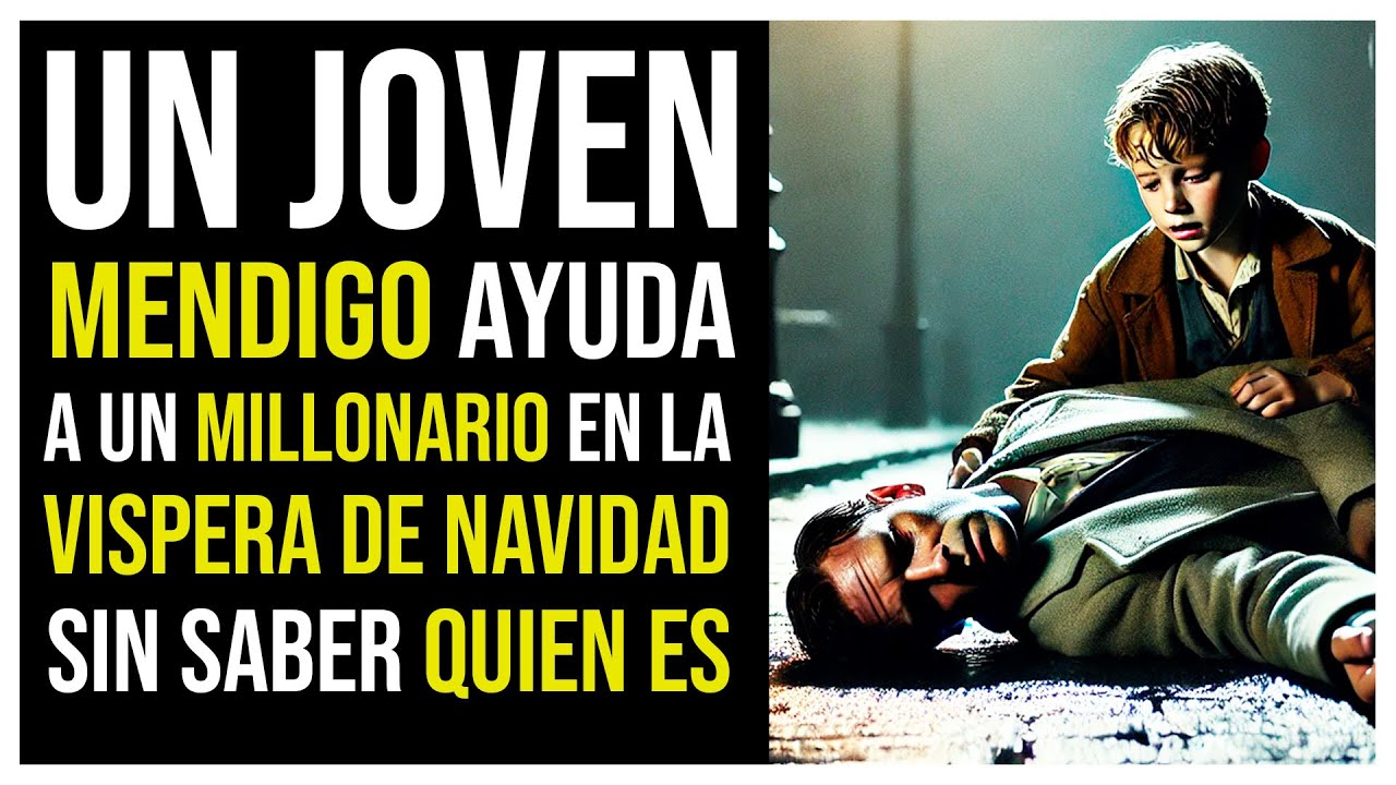 EN LA VÍSPERA DE NAVIDAD, UN JOVEN MENDIGO AYUDÓ A UN MILLONARIO SIN SABER QUIÉN ERA...