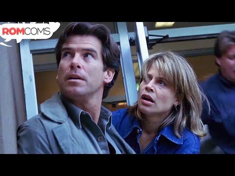 Escaping Disaster Together | Dante's Peak (1997) | RomComs