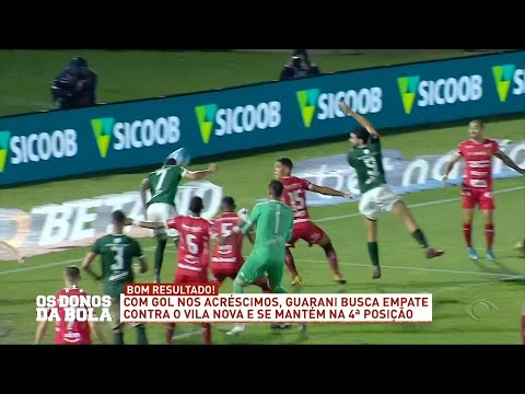 Guarani 1 X 1 Vila Nova (07/10) - 09/10/2023 - Os Donos da Bola