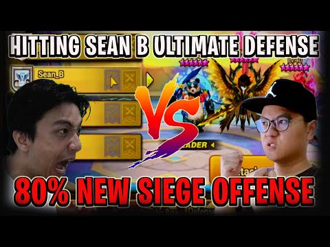 NEW SIEGE BATTLE OFFENSE VS SEAN B UTIMATE DEFENSE - isengdudegame Summoners War