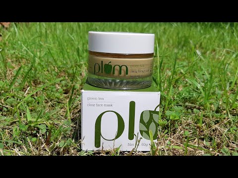 Plum green tea clear face mask review, best face pack for oily and combination skin, Video