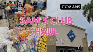 Extreme Sam's Club Monthly Grocery Haul | Feeding a Family of 6 #shopwithme #budget #groceryvlog
