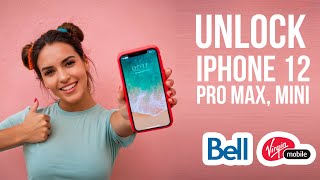 Unlock iPhone 12, 12 mini, 12 Pro, 12 Pro Max Bell Virgin Canada for Free