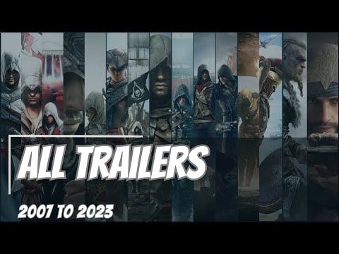 Assassin's Creed - All Cinematic CGI Trailers (2007 - 2023)
