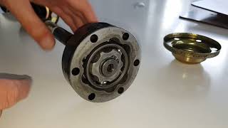 Porsche 996 front driveshaft gaiter and reluctor ring replacement