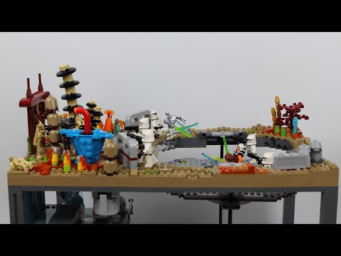 Underground Clone Base on Felucia  | Lego Star Wars Moc | Greg the Gungan