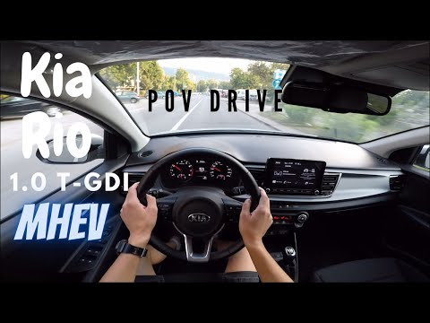 Kia Rio Facelift 1.0 T-GDi iMT MHEV (120hp) - POV Drive & Walkaround | Cars by Vik
