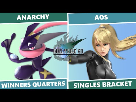 Full Price 7: Winners Quarters - Anarchy (Greninja) Vs AoS (ZSS) SSBU Singles