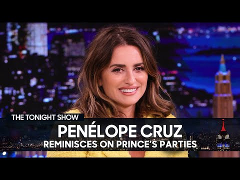 Penélope Cruz Shares What It Was Like to Party with Prince | The Tonight Show Starring Jimmy Fallon
