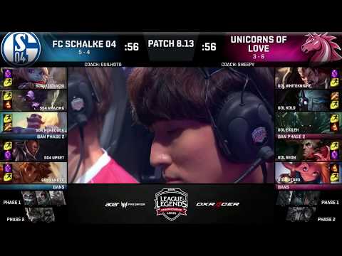 S04 vs. UOL - Highlights  Week 5 Day 2 | EU LCS Summer | FC Schalke 04 vs. Unicorns of Love (2018)