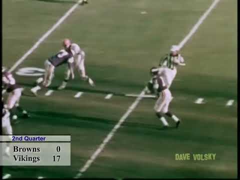 {RE-UPLOAD} 1969 NFL Championship - Browns at Vikings - Radio/Film/Highlights Merge