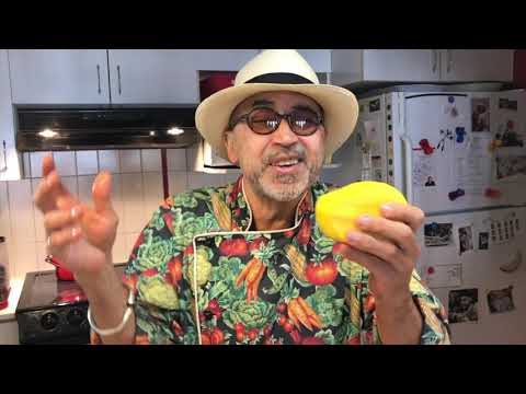 Julienne de mangue en vinaigrette