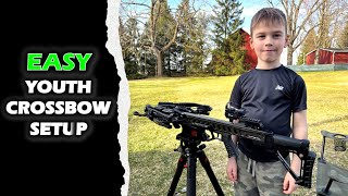 EASY Youth Crossbow Setup - Vital X 405 & CVLIFE Red Dot