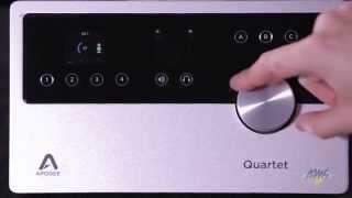 Video thumbnail for Apogee Quartet USB Audio Interface - Apogee Quartet by American Musical Supply