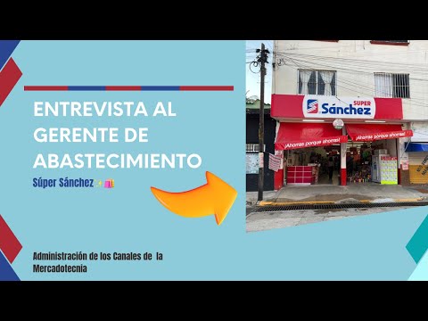 Entrevista a encargado de abastecimiento en sucursal súper Sánchez 📍Colonia Florida.