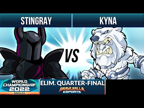 Sting Ray vs Kyna - Elimination Quarter-Final - Brawlhalla World Championship 2022 - 1v1