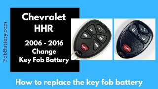 Chevrolet HHR Key Fob Battery Replacement (2006 - 2011)