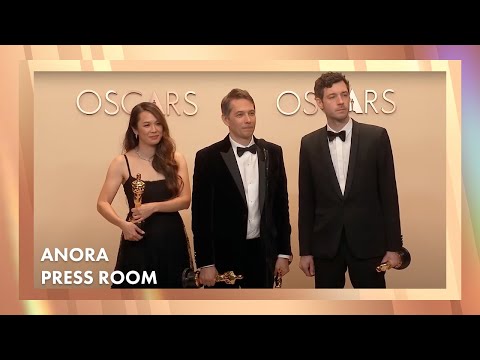 'Anora' Best Picture, Best Original Screenplay, Best Director Press Room Speech | 97th Oscars (2025)