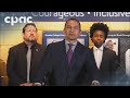 Manitoba Premier Wab Kinew holds a news conference on health-care training â July 16, 2025