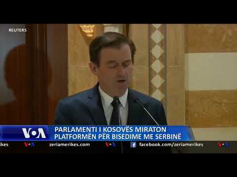 Parlamenti i Kosovës miraton platformën për bisedime me Serbinë