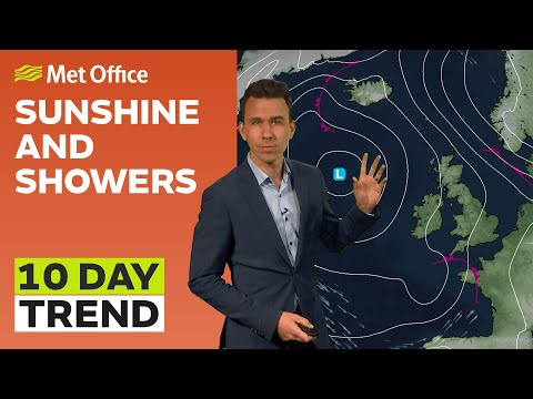 10 Day Trend 03/05/2023 – Showers this weekend… and beyond? – Met Office weekly weather forecast UK