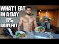What I Eat in A Day to Get Under 8% Body Fat and Stay There