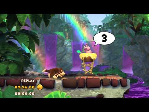 Donkey Kong Country: Tropical Freeze - All Shiny Gold Medals