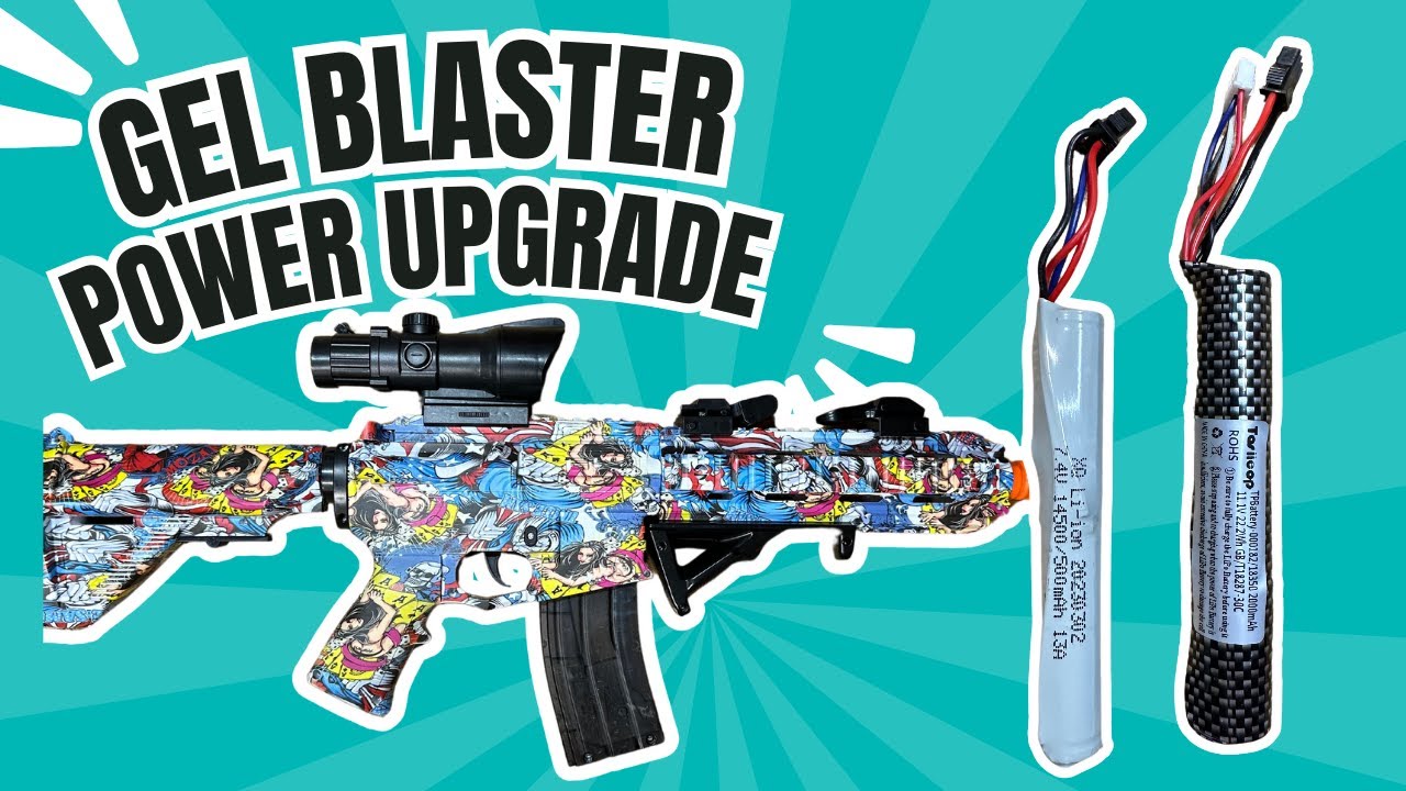 11.1v Power Upgrade for Gel Blasters
