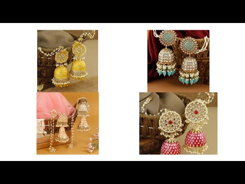 Latest jhumka Earrings Desings Ideas For Girls/Fashion With Sibgha