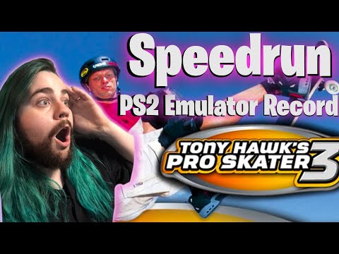 Tony Hawk's Pro Skater 3 PS2 Former WR!