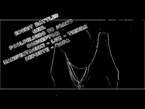 Round 1 Escrit Battles Semifinal Vs Joacko Conceptos (Manifestacion-Luz-Ropa-Tierta-Deportes)